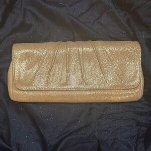 NWT Exquisite Shimmering Gold Evening Clutch by Lauren Merkin for Nieman Marcus